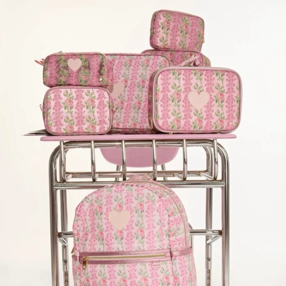 LoveShackFancy Pink Floral Storage Set